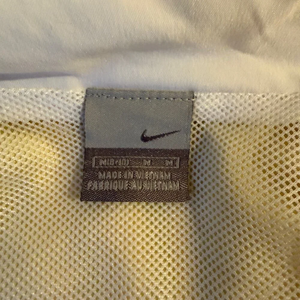 Nike Jacket Pale Yellow/White Women's Size M Like New